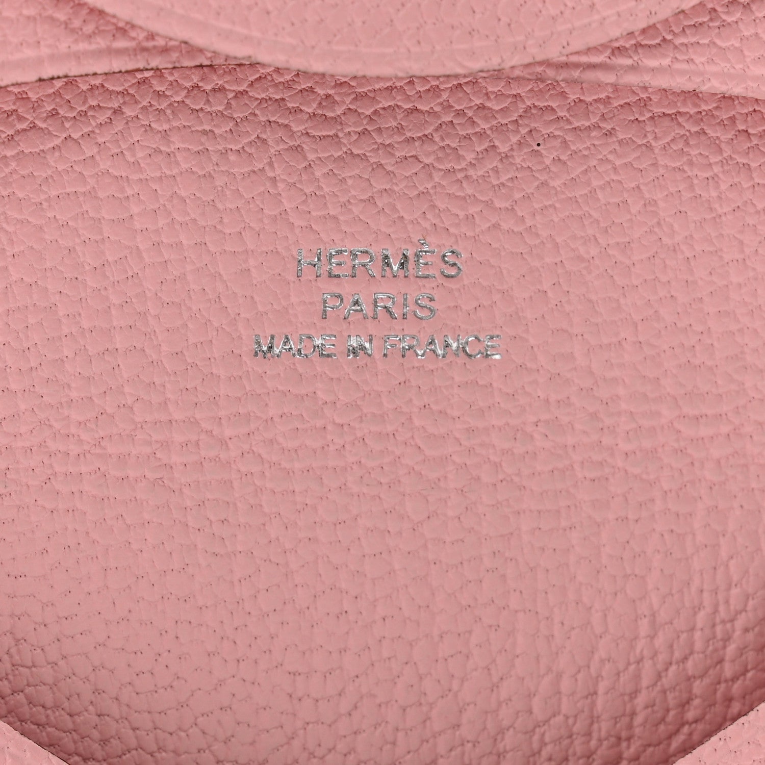 Hermes Chevre Mysore Bastia Coin Purse Rose Sakura 6 of 8