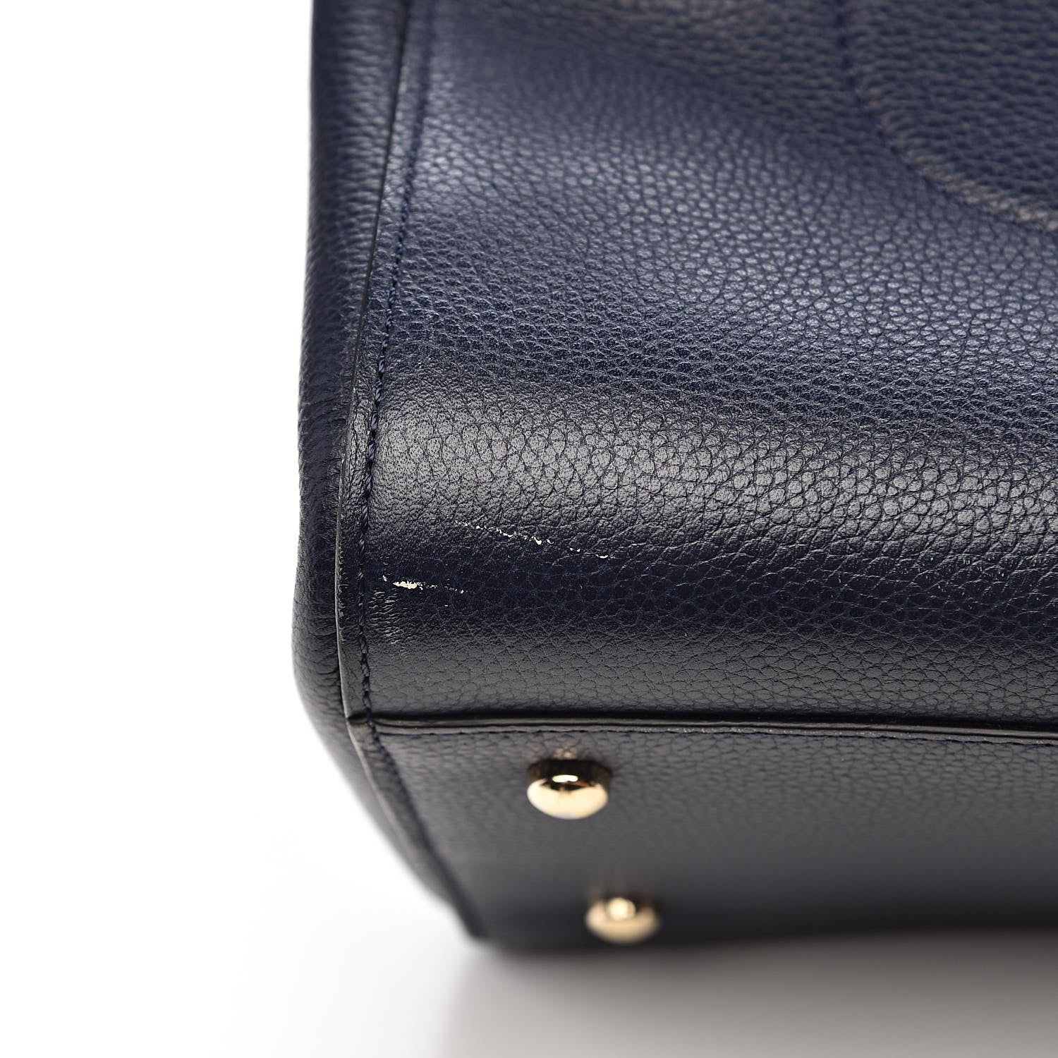 Chanel Grained Calfskin Medium Neo Executive Shopper Tote Dark Blue 12 of 13