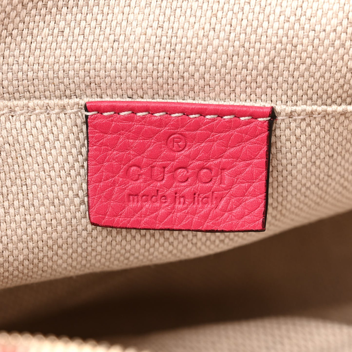 Pebbled Calfskin Small Soho Disco Bag Pink