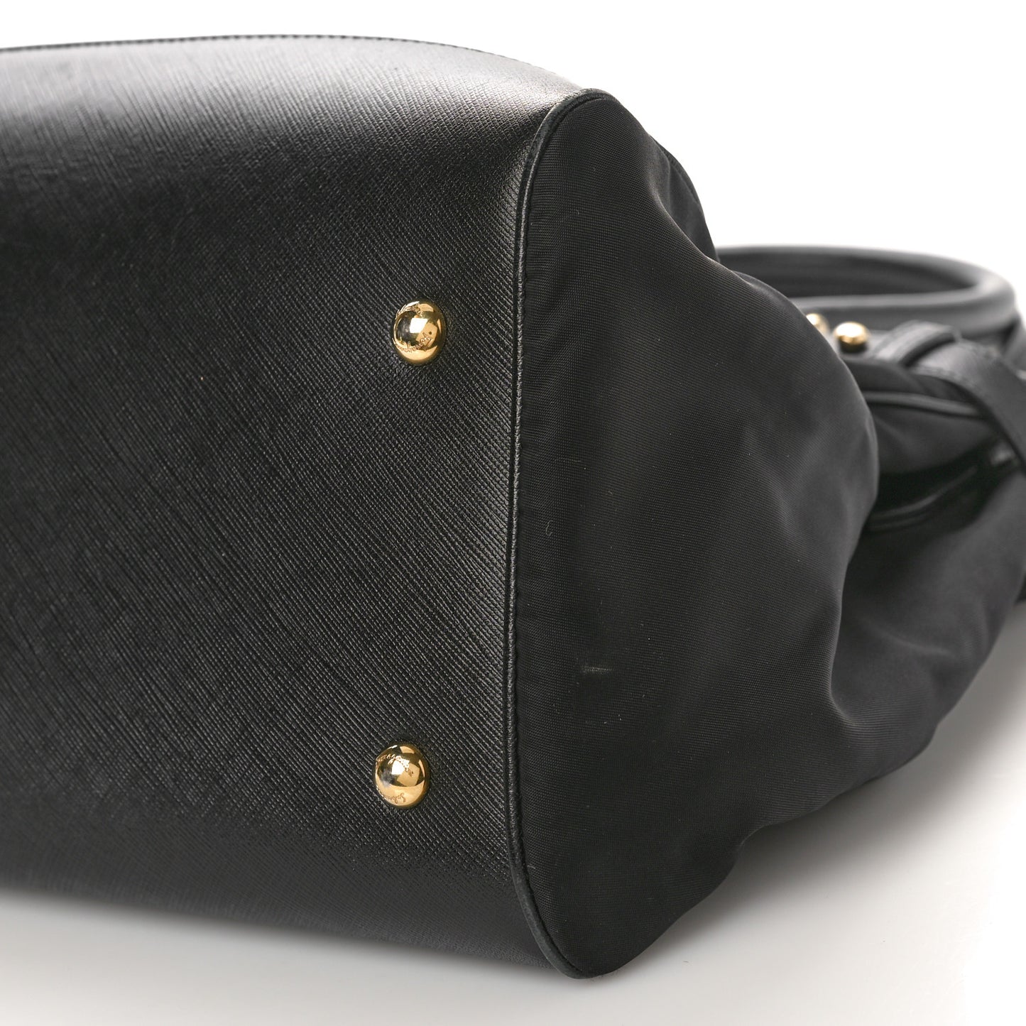 Nylon Batik Small Tote Black