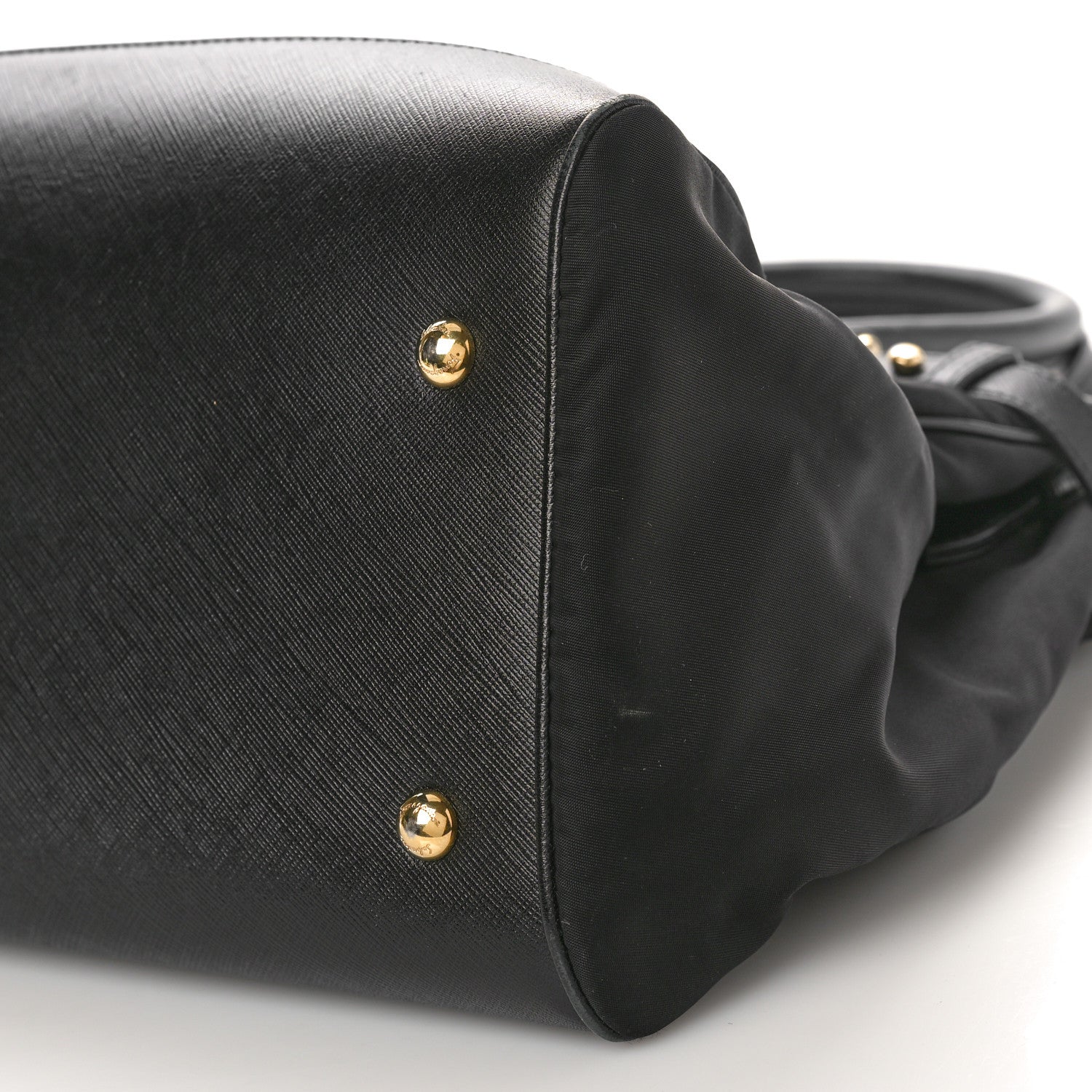 Salvatore Ferragamo Nylon Batik Small Tote Black 9 of 13
