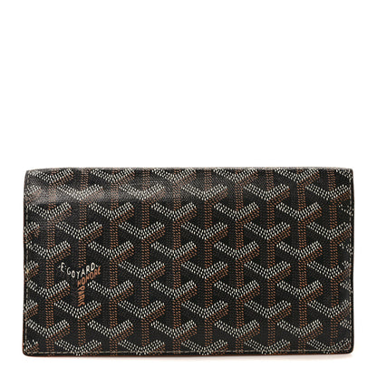 Goyard Goyardine Richelieu Wallet Black Gold 1 of 7