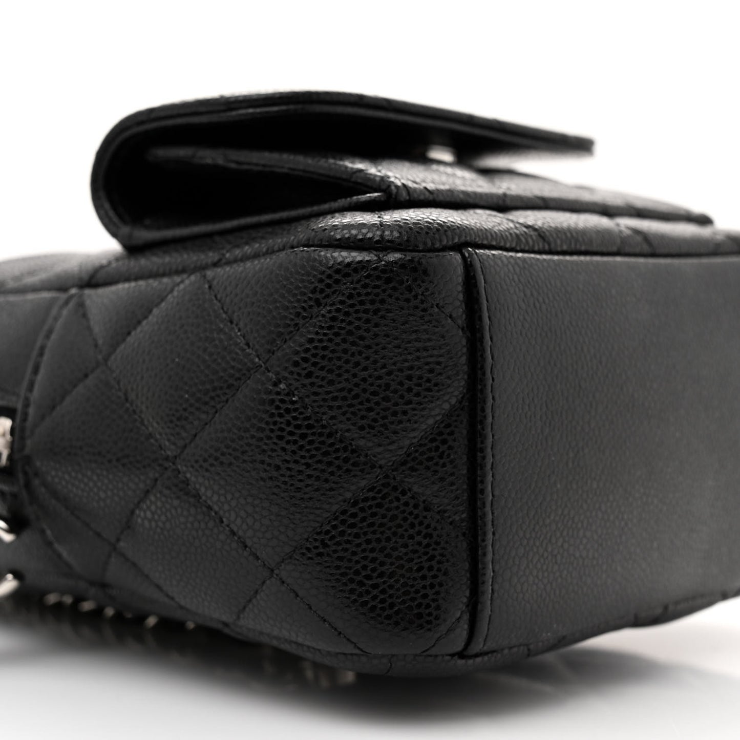 Caviar Quilted CC Mini Classic Backpack Black