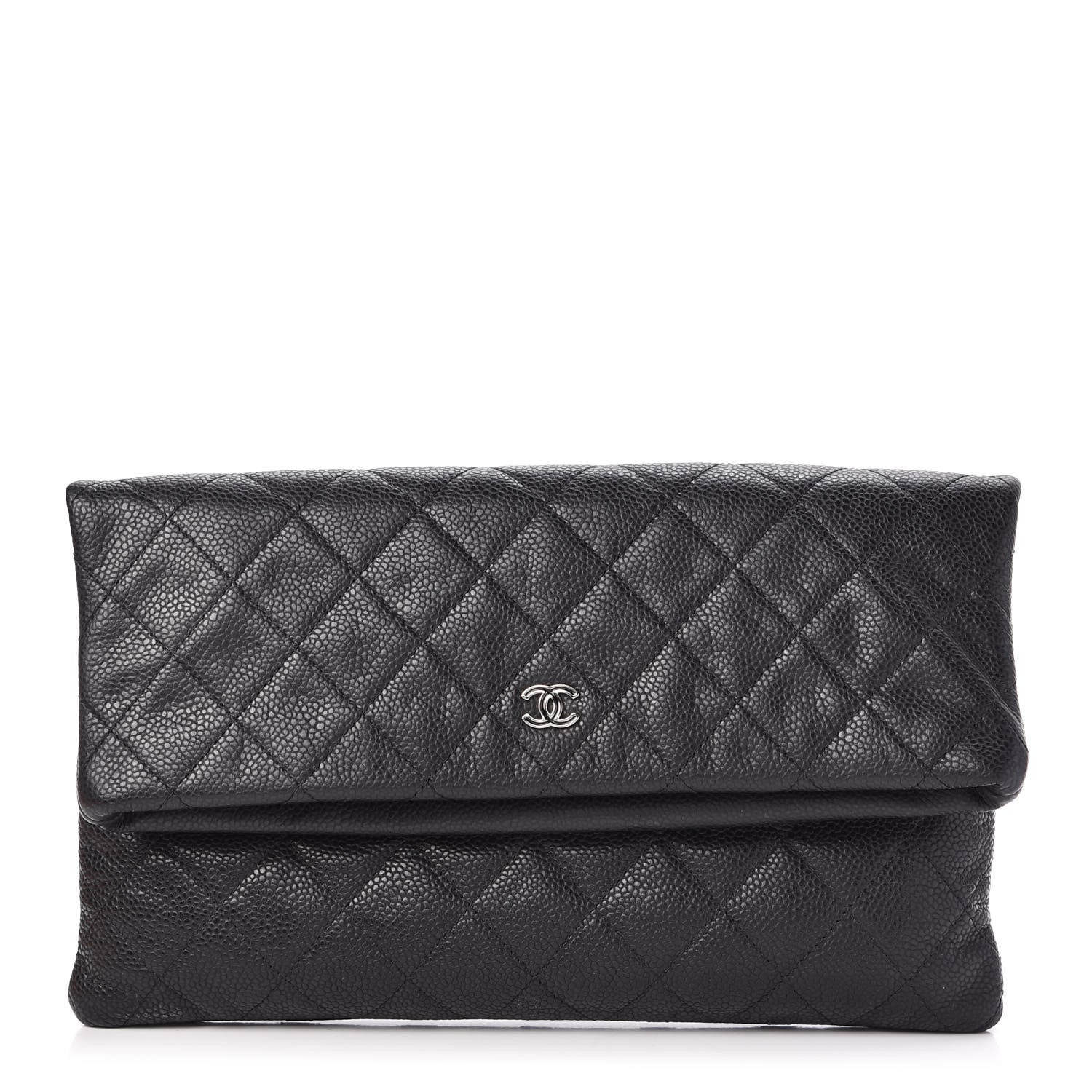 Chanel Caviar Quilted CC Beauty Clutch Black 1 of 10