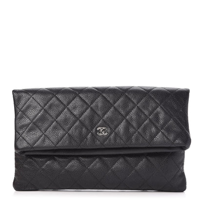 Chanel Caviar Quilted CC Beauty Clutch Black 1 of 10