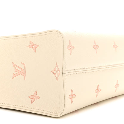 Louis Vuitton Empreinte Monogram Onthego PM Milky White Peach 8 of 9