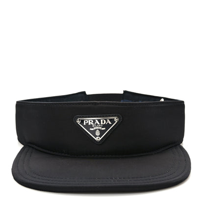 Prada Re-Nylon Metal Triangle Logo Mens Visor L Black 3 of 9