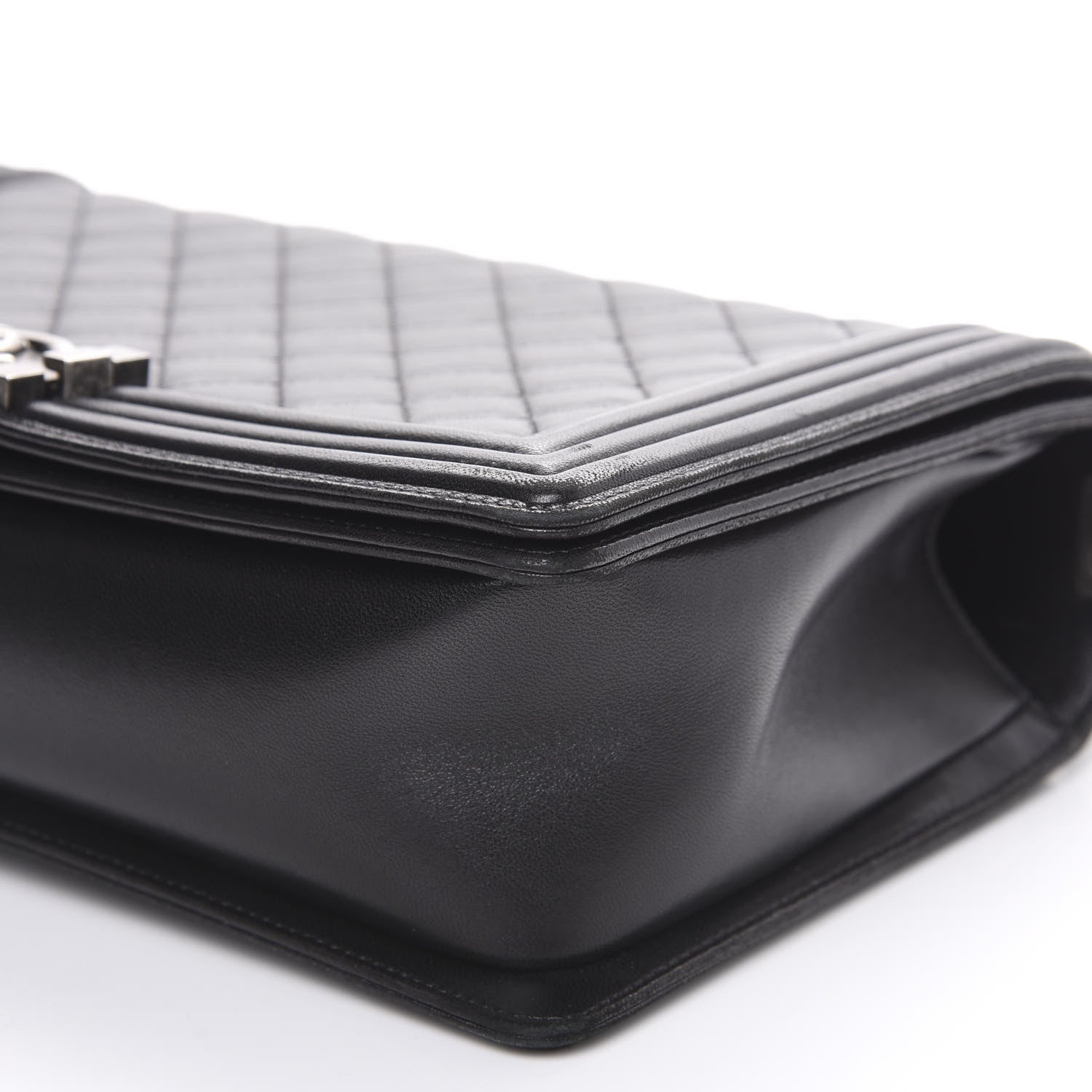 Chanel Lambskin Quilted New Medium Boy Flap Black 10 of 14