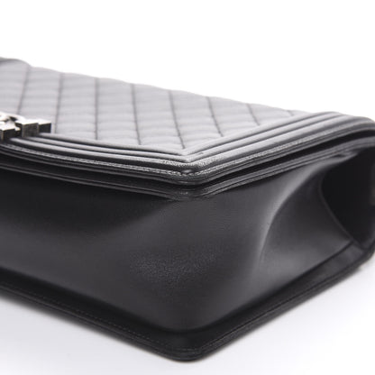 Chanel Lambskin Quilted New Medium Boy Flap Black 10 of 14