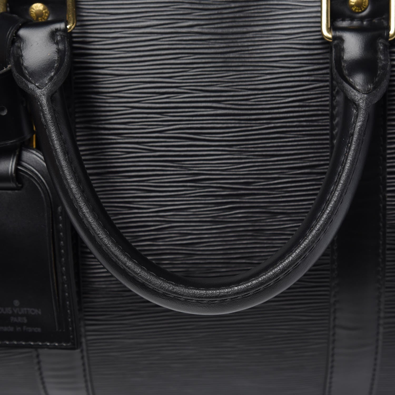 Louis Vuitton Epi Keepall 55 Black 8 of 14