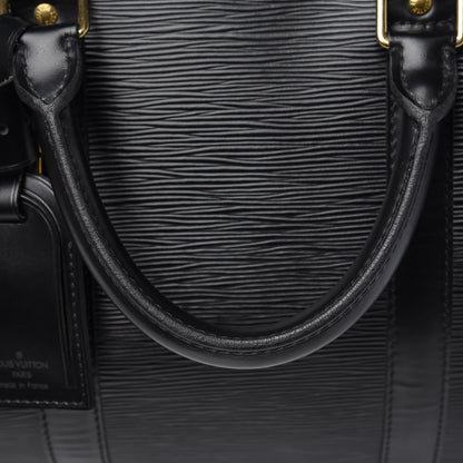 Louis Vuitton Epi Keepall 55 Black 8 of 14