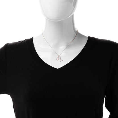 Tiffany 18K Rose Gold Diamond Paloma's Dove Pendant Necklace 2 of 5
