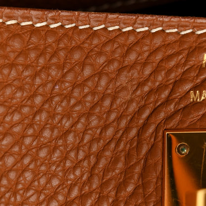Hermes Togo Kelly Retourne 35 Gold 14 of 14