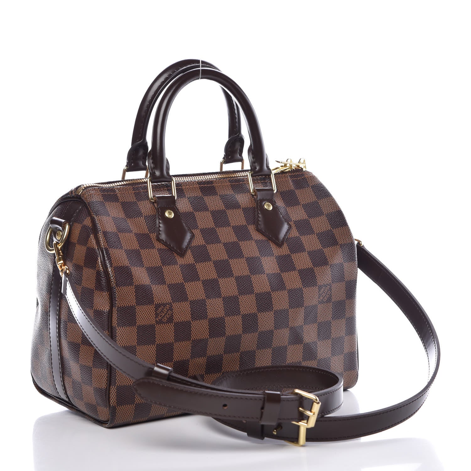 Louis Vuitton Damier Ebene Speedy Bandouliere 25 3 of 9