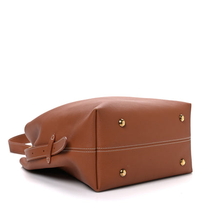 Louis Vuitton Grained Calfskin Low Key Hobo MM Cognac 4 of 10
