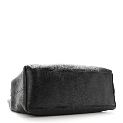 Gucci Pebbled Calfskin Medium Soho Chain Shoulder Bag Black 4 of 10