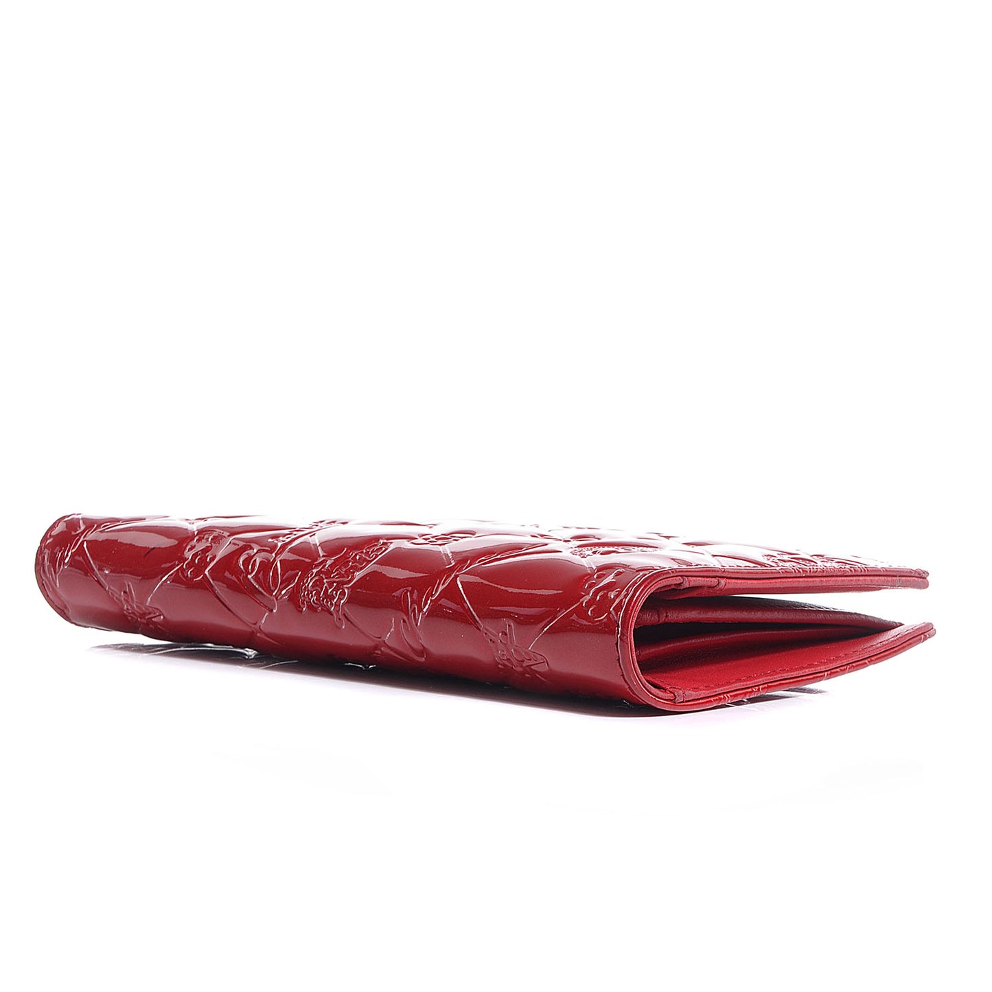 Patent Lucky Symbols Yen Wallet Red