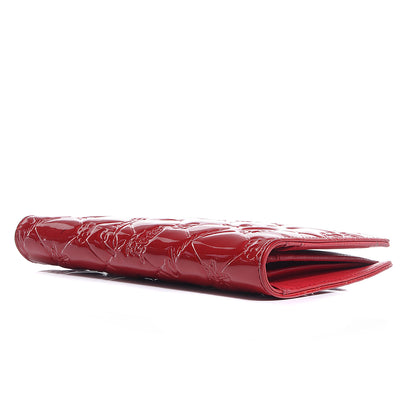 Chanel Patent Lucky Symbols Yen Wallet Red 4 of 9