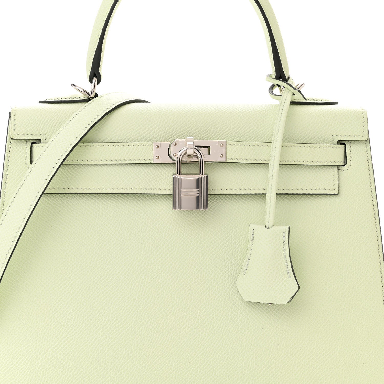 Hermes Epsom Kelly Sellier 25 Vert Fizz 9 of 11