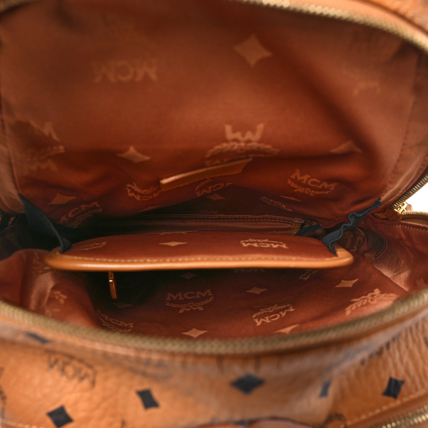 Visetos Small Duke Backpack Cognac