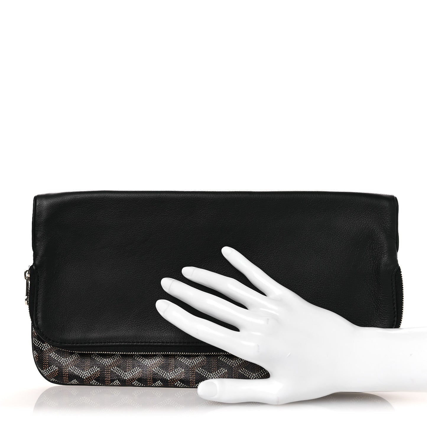 Goyardine Sainte Marie Soft Clutch Black