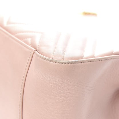 Gucci Calfskin Matelasse Medium GG Marmont Shoulder Tote Bag Perfect Pink 17 of 18
