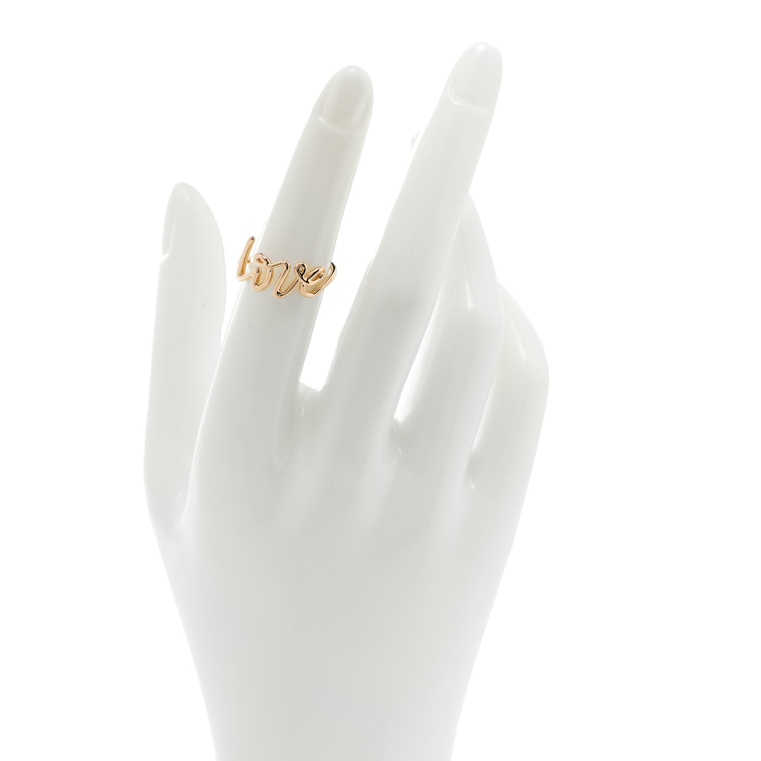 Tiffany 18K Rose Gold Small Paloma's Graffiti Love Ring 50 5.25 3 of 6