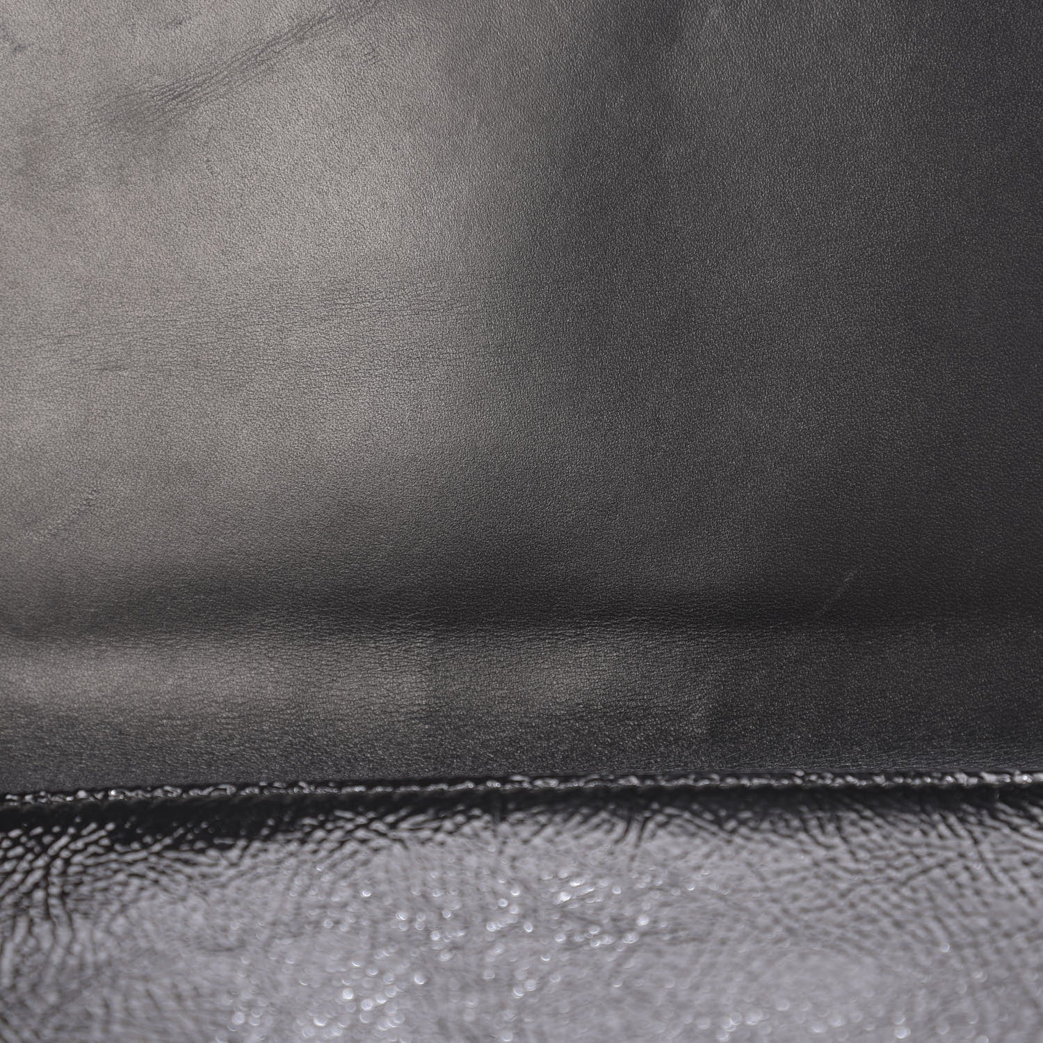 Saint Laurent Textured Patent Belle de Jour Chain Clutch Black 8 of 12