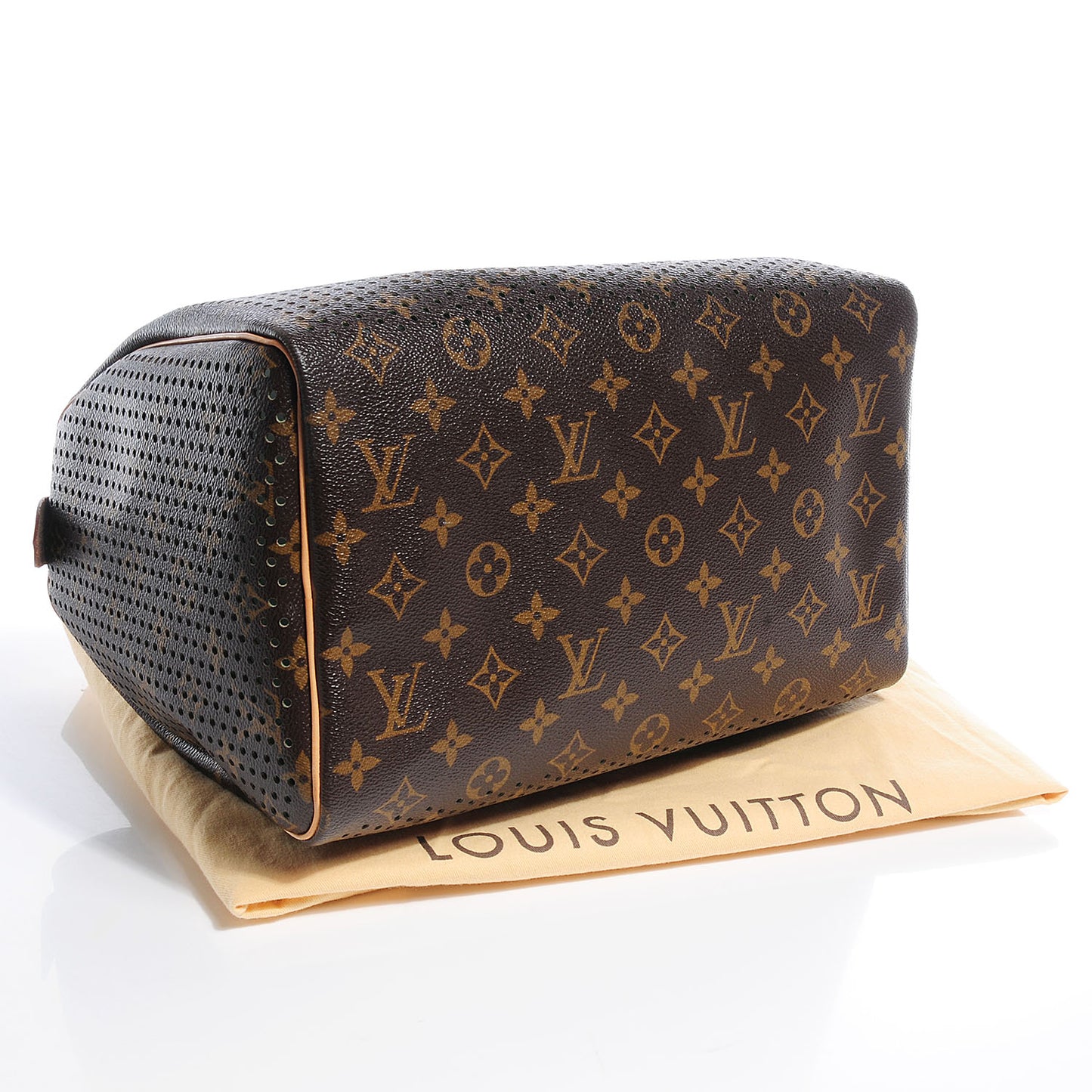 Monogram Perforated Speedy 30 Green