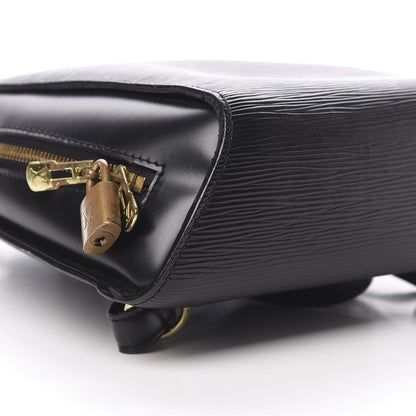 Louis Vuitton Epi Mabillon Backpack Black 8 of 12