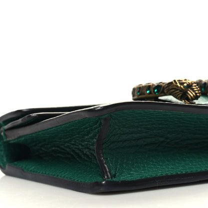 Gucci Dollar Calfskin Crystal Super Mini Dionysus Shoulder Bag Emerald 8 of 10