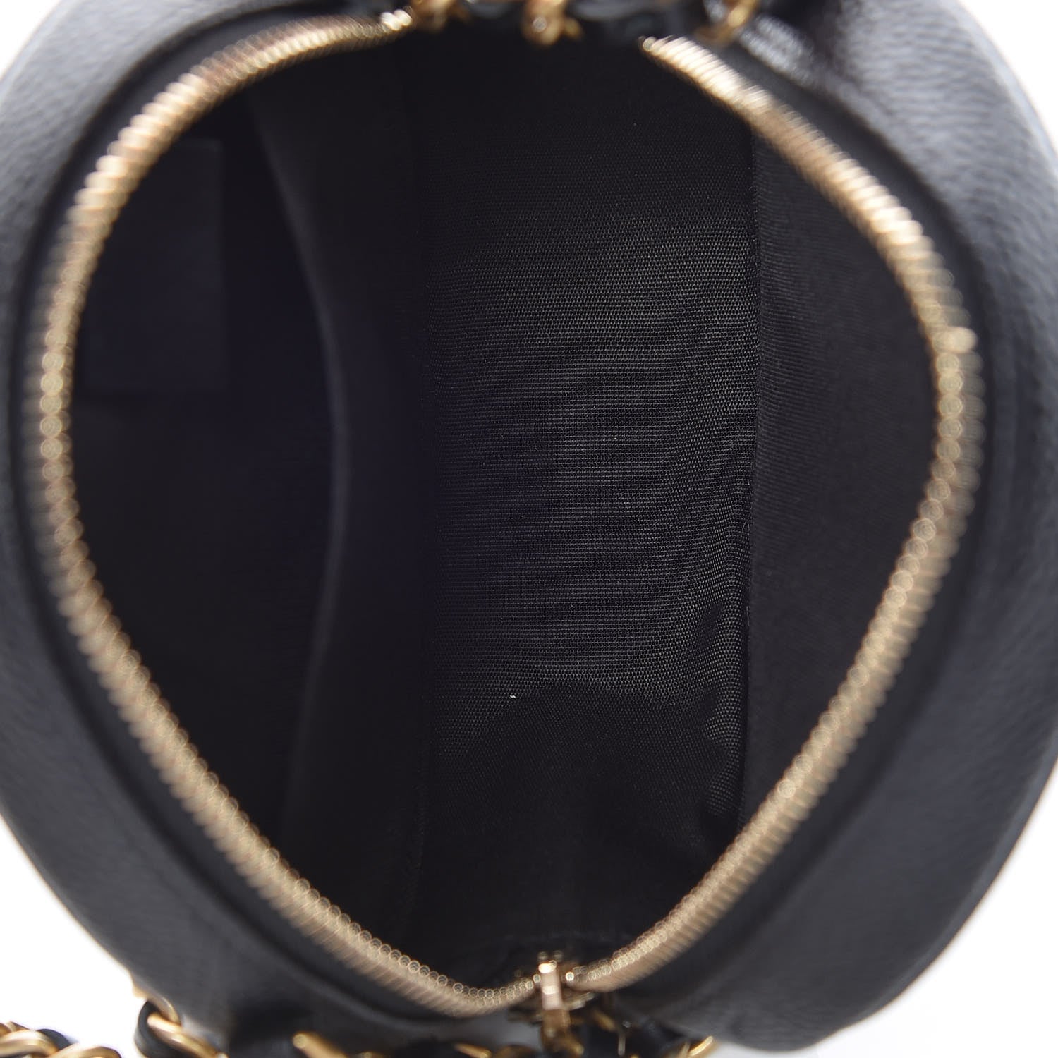 Chanel Caviar Quilted Round Filigree Crossbody Black 5 of 8