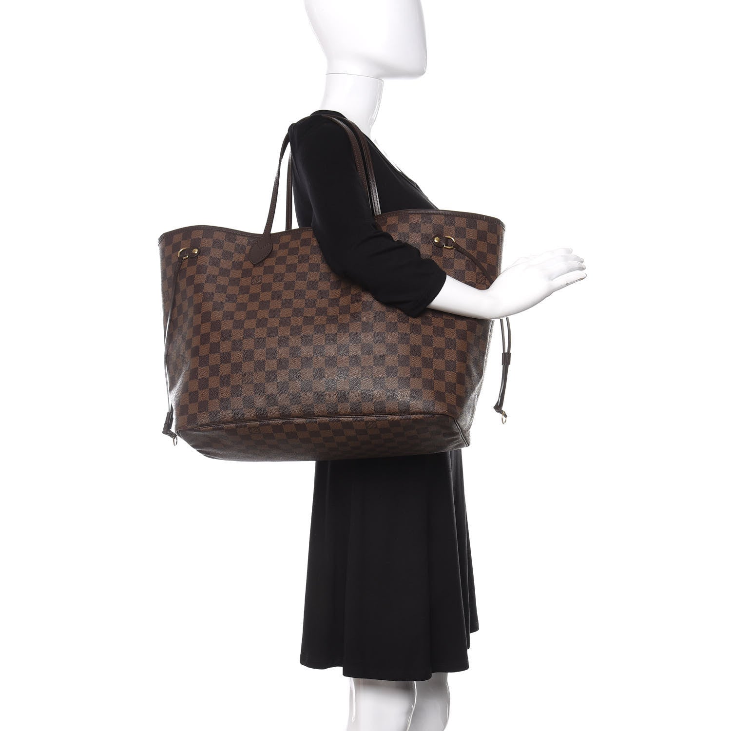 Louis Vuitton Damier Ebene Neverfull GM 2 of 9