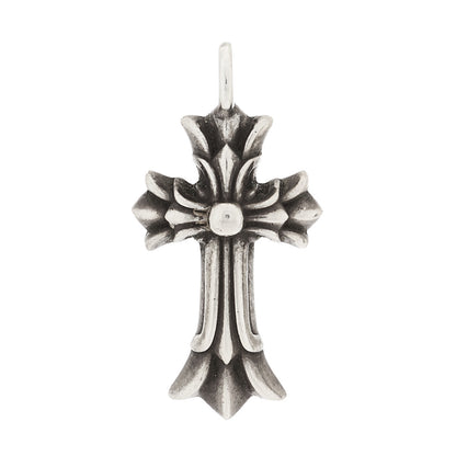 Chrome Hearts Sterling Silver Double Cross Pendant 1 of 3