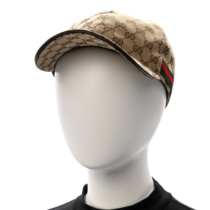 Gucci Monogram Web Baseball Hat M Beige Cocoa 2 of 9