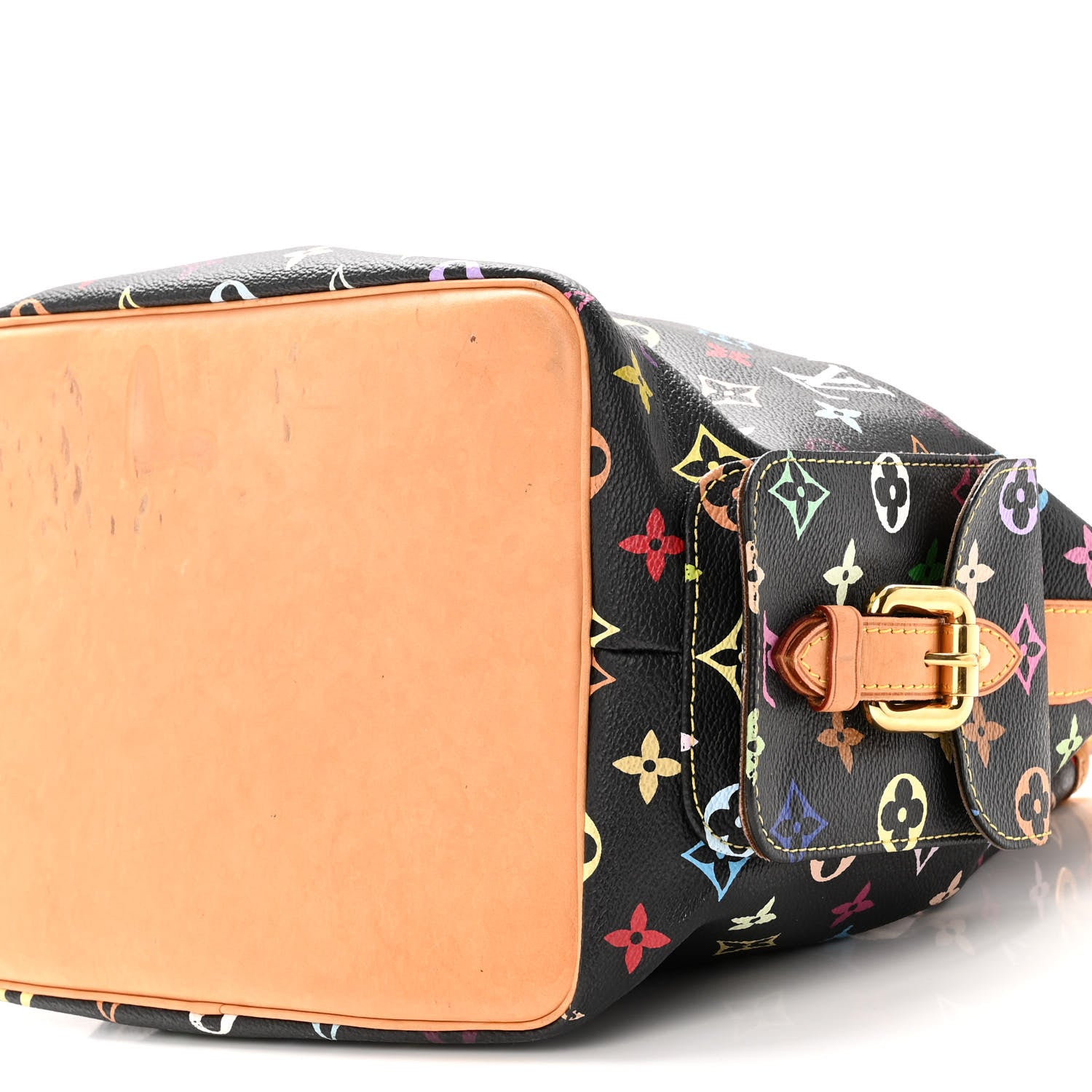 Louis Vuitton Monogram Multicolor Petit Noe Black 9 of 12