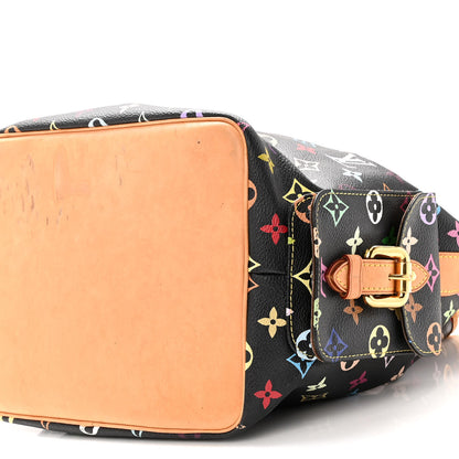 Louis Vuitton Monogram Multicolor Petit Noe Black 9 of 12