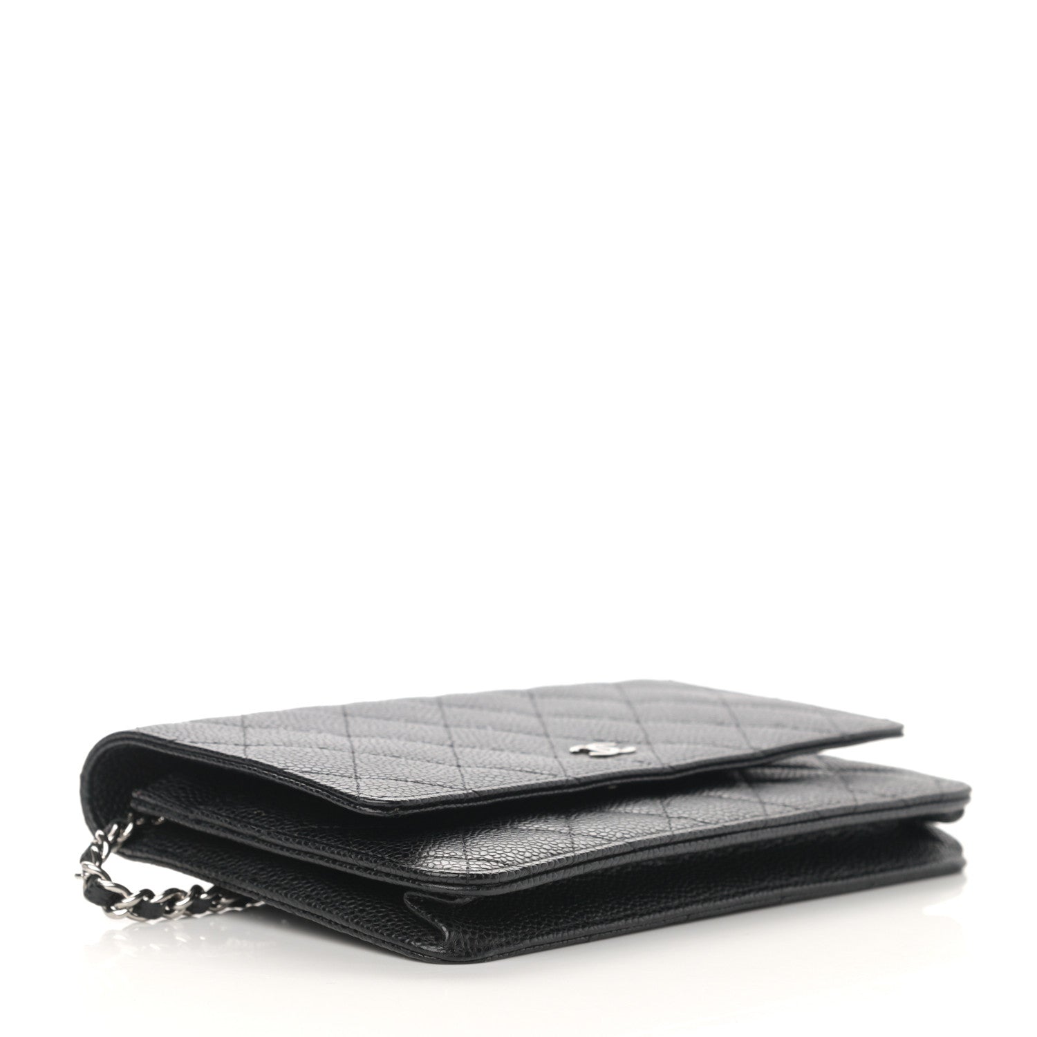Chanel Caviar Quilted Wallet On Chain WOC Black 4 of 13