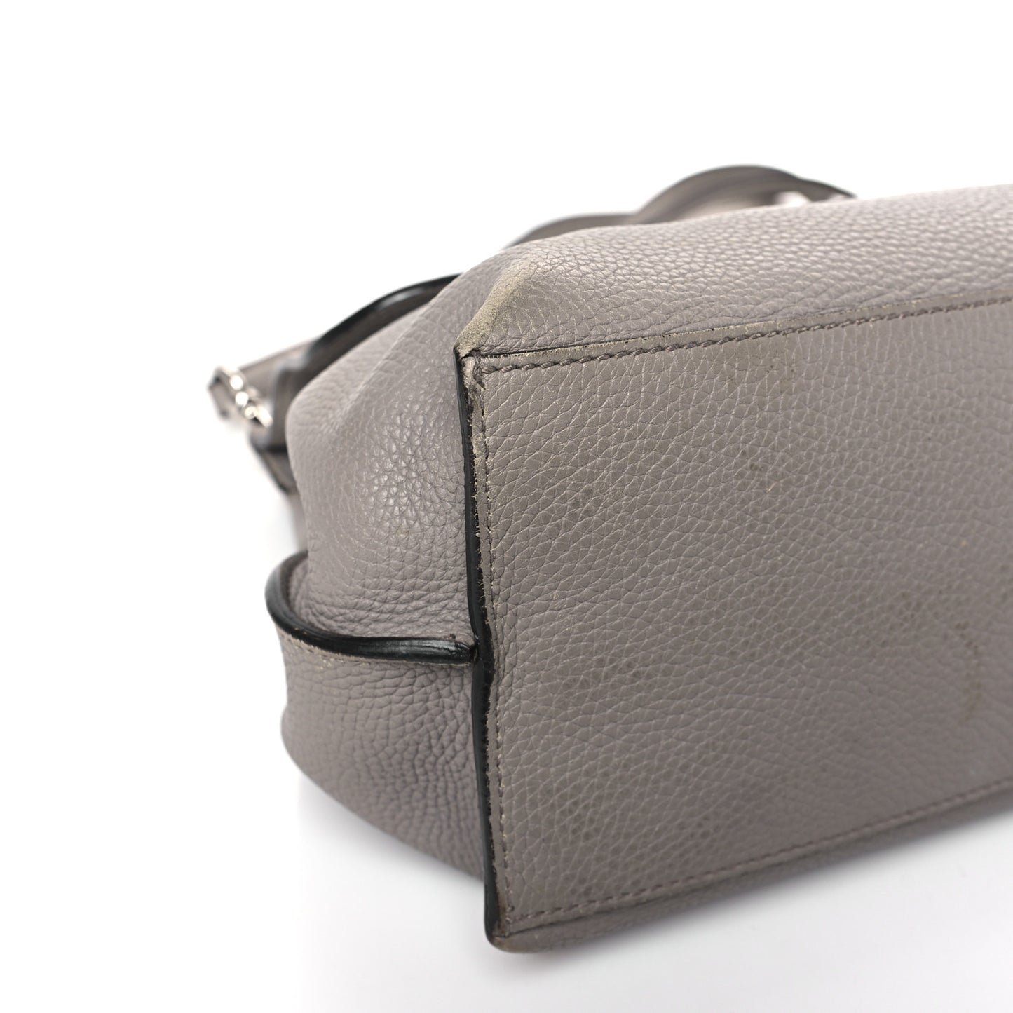 Cellarius Calfskin Medium Bamboo Daily Top Handle Bag Storm Grey
