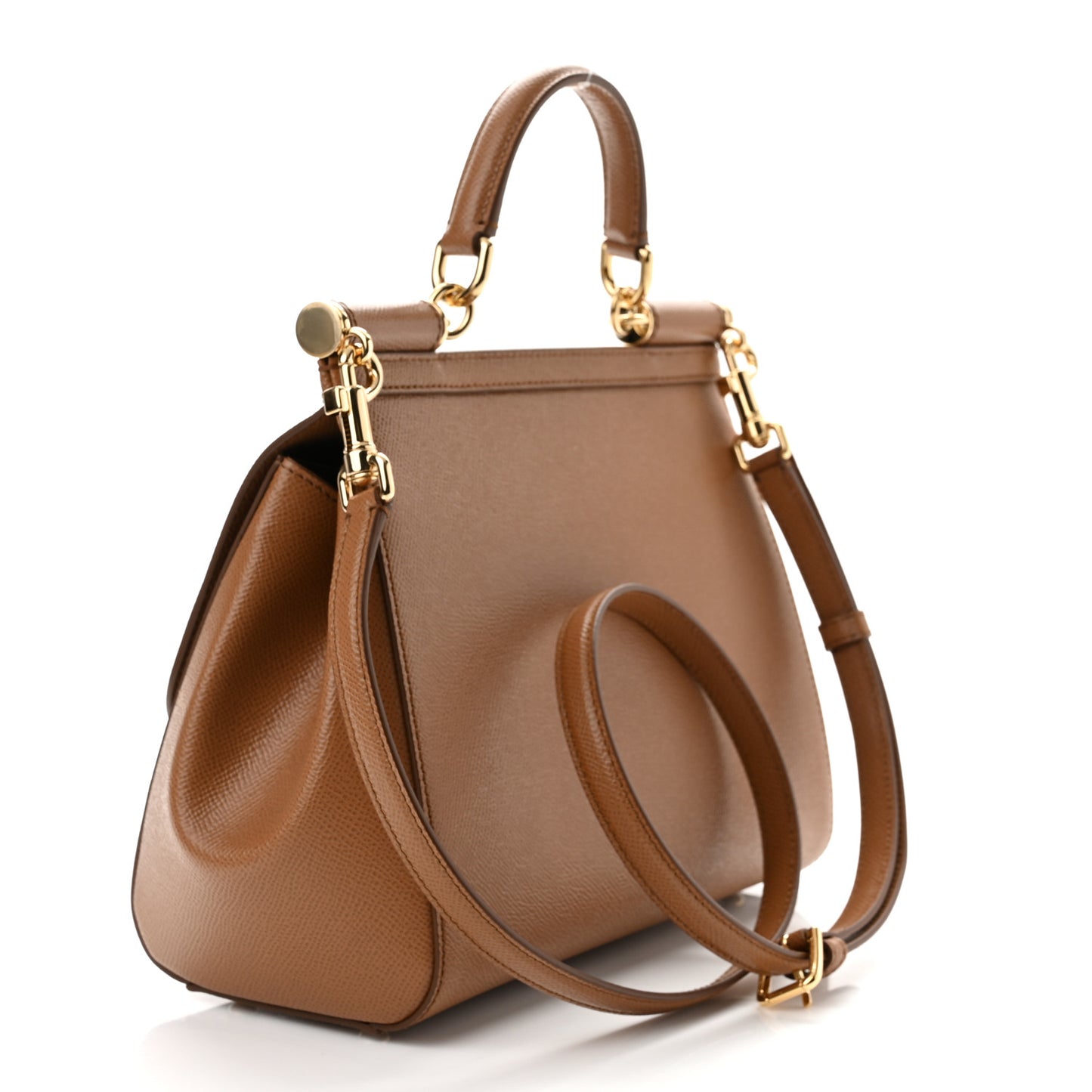Dauphine Medium Miss Sicily Satchel Caramello