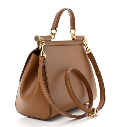 Dolce & Gabbana Dauphine Medium Miss Sicily Satchel Caramello 2 of 8