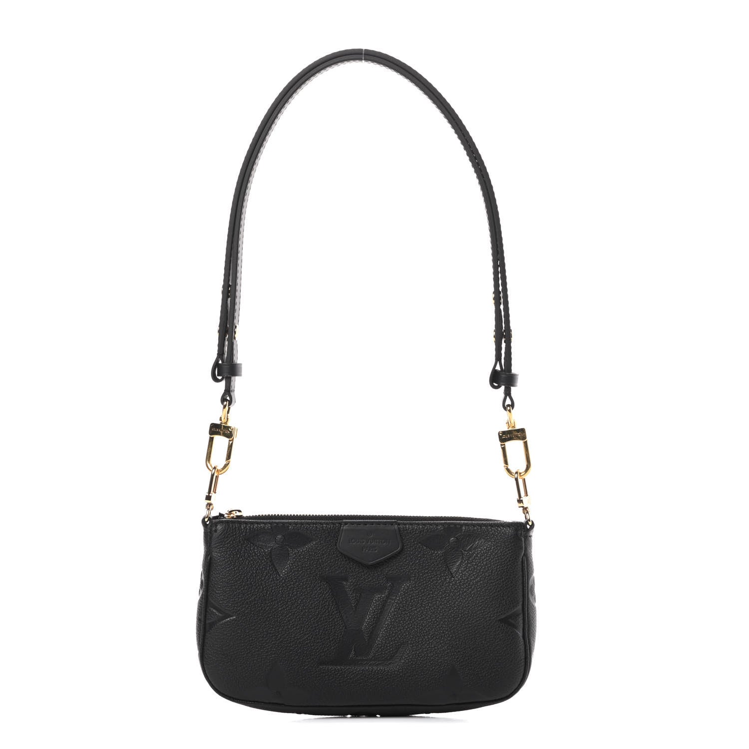 Louis Vuitton Empreinte Monogram Giant Multi Pochette Accessories Large Pochette Black 1 of 10