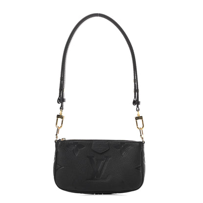 Louis Vuitton Empreinte Monogram Giant Multi Pochette Accessories Large Pochette Black 1 of 10