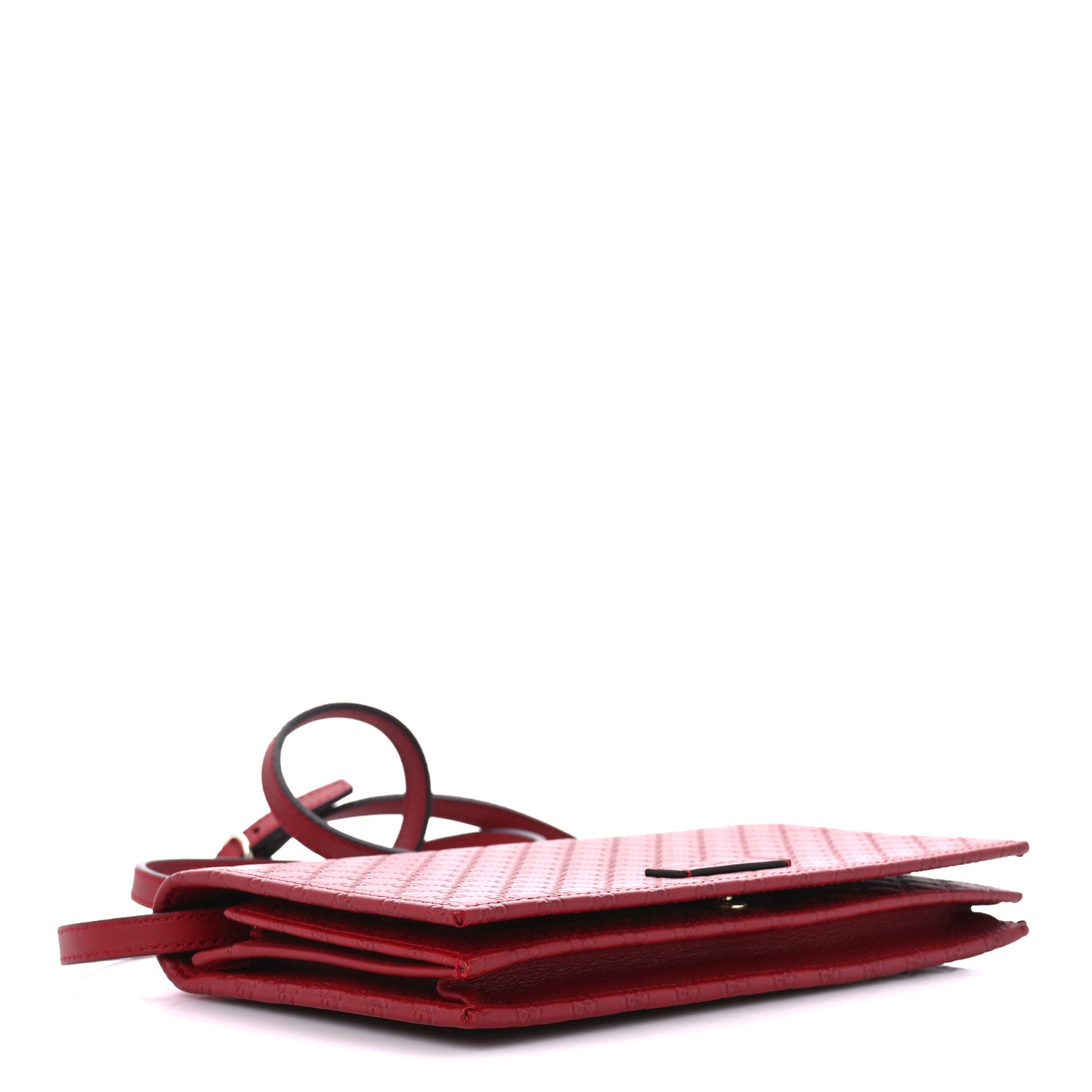 Gucci Microguccissima Crossbody Wallet Red 4 of 10