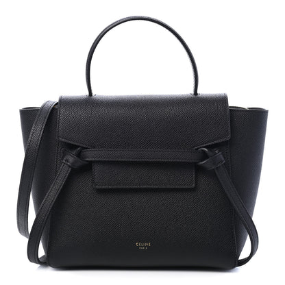 Celine Grained Calfskin Nano Belt Bag Black 1 of 9