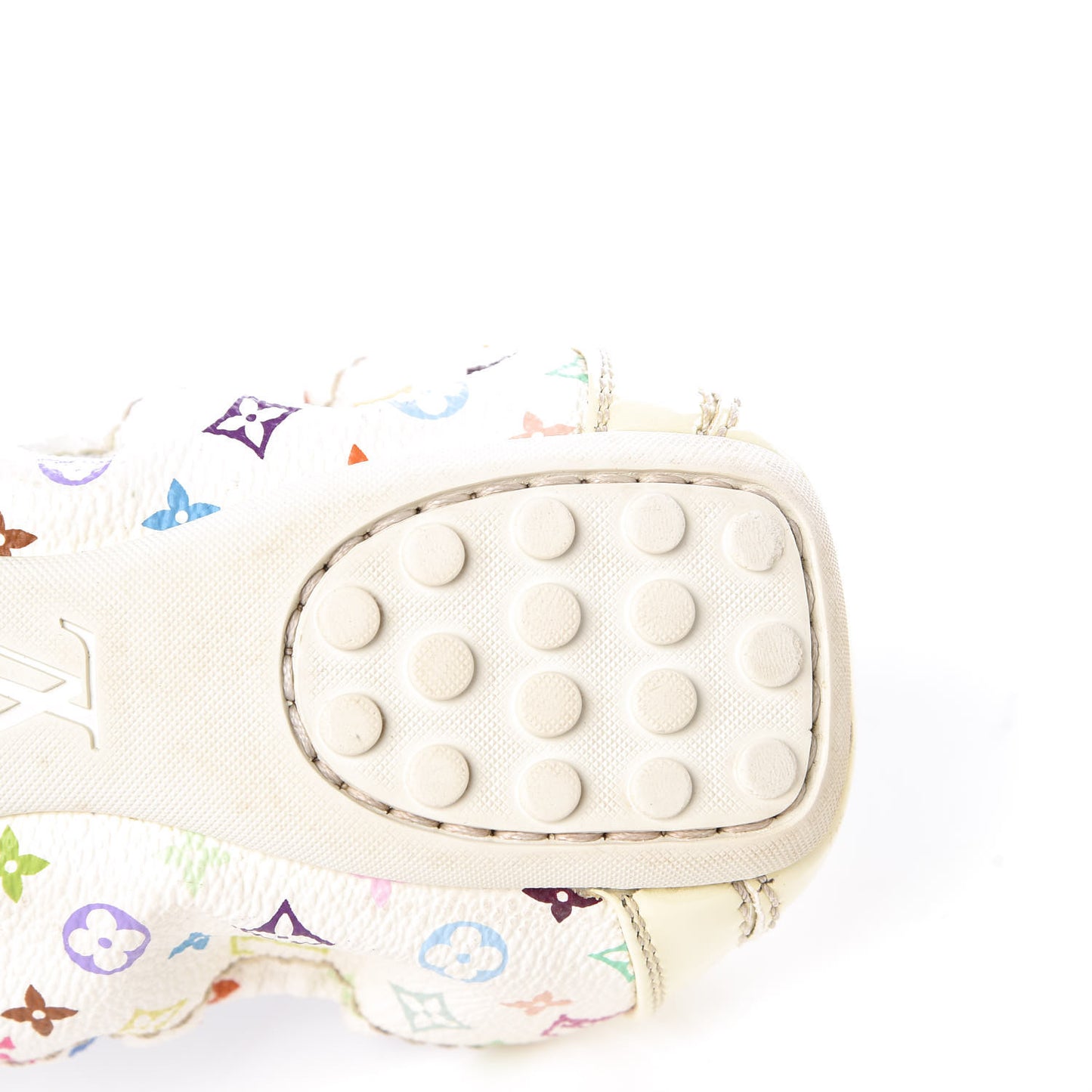 Monogram Multicolor Lovely Ballet Flats 36 White