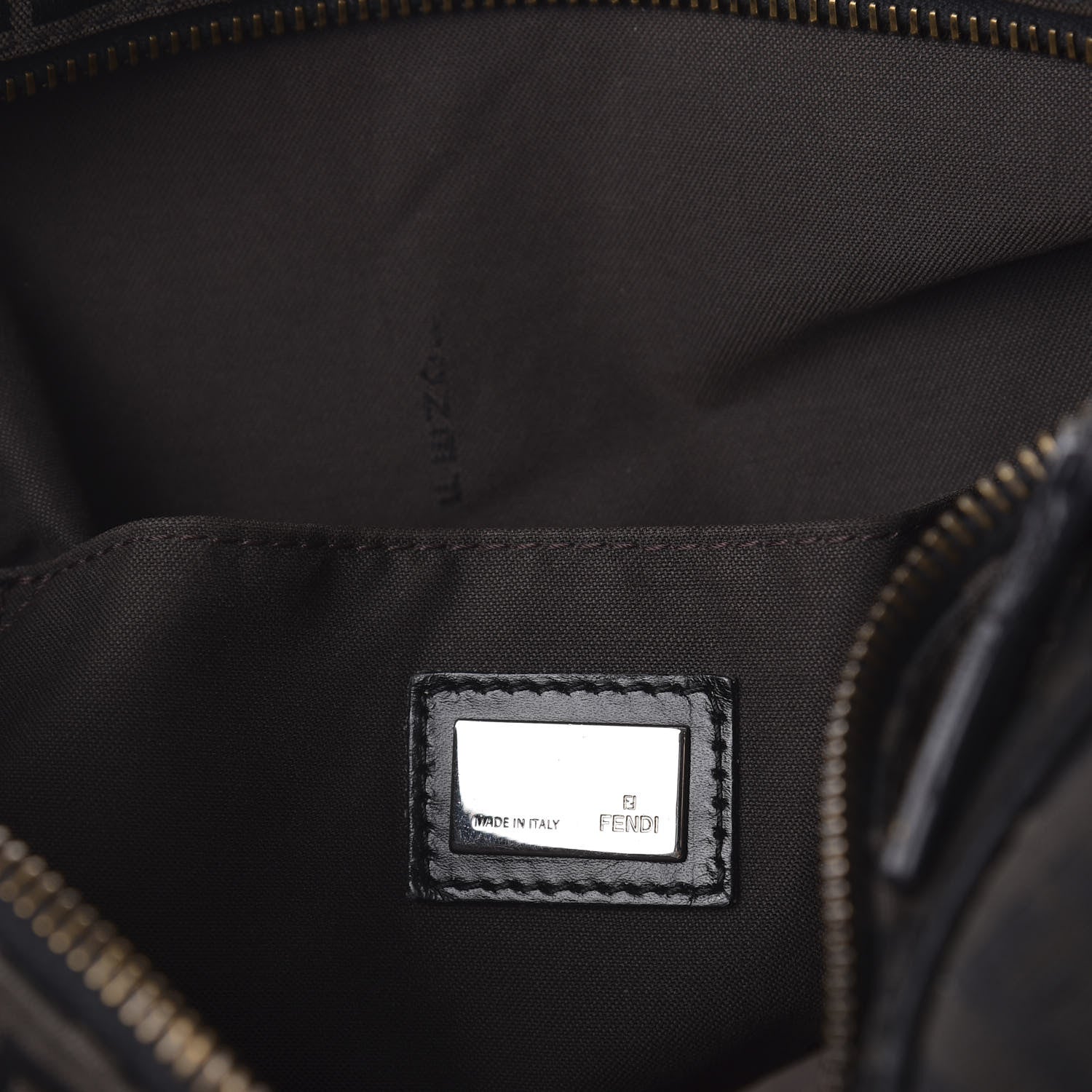 Fendi Zucchino Vitello Boston Black 8 of 12