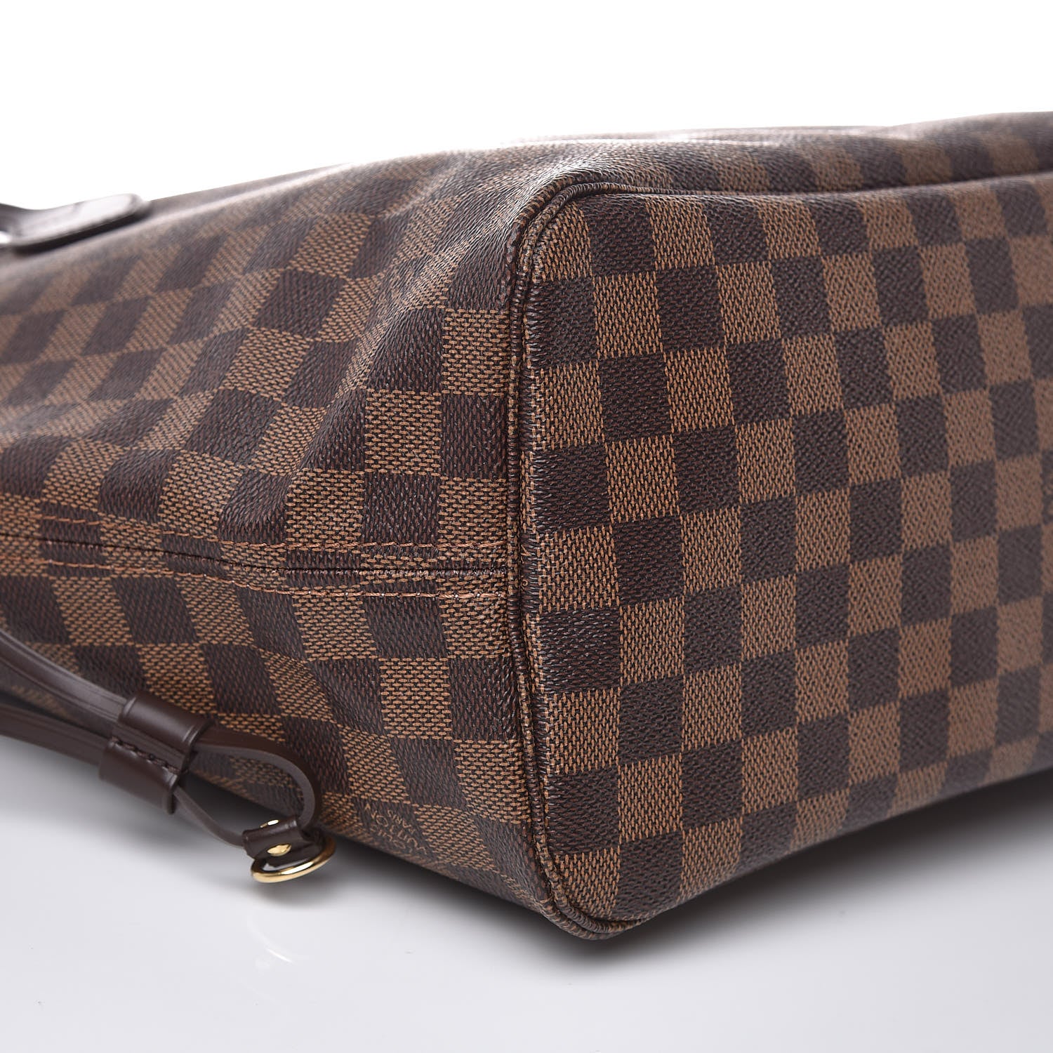 Louis Vuitton Damier Ebene Neo Neverfull MM Rose Ballerine 9 of 11