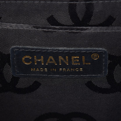 Chanel Patent Perforated Camellia Medium Single Flap Black 6 of 20