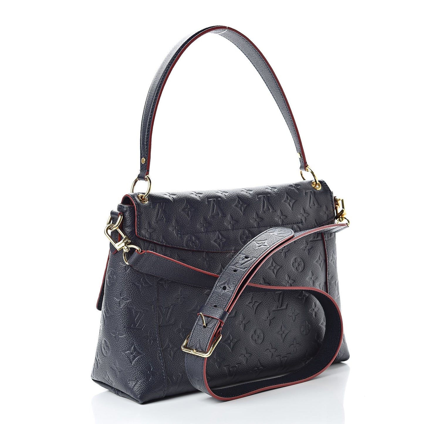 Empreinte Blanche MM Marine Rouge